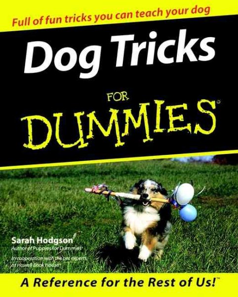 Dog Tricks For Dummies cover