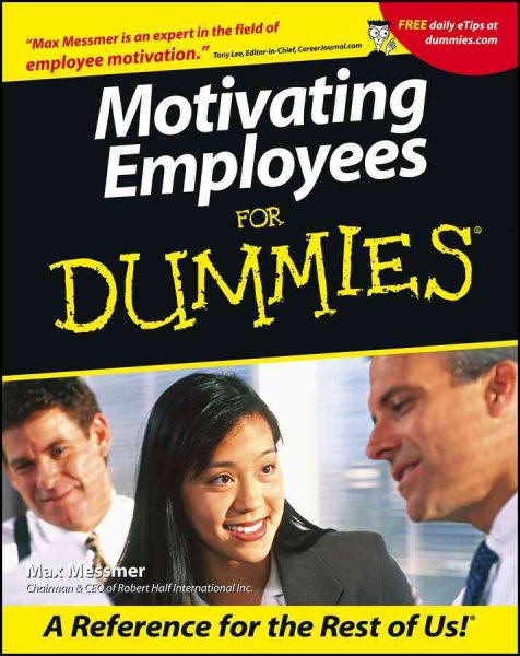 Motivating Employees For Dummies? cover