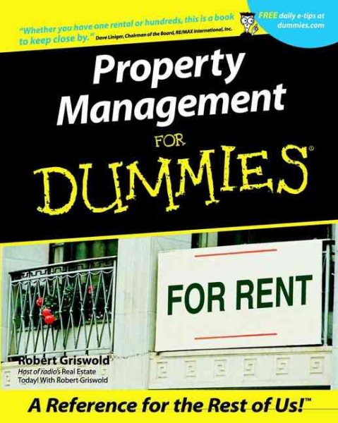 Property Management For Dummies cover