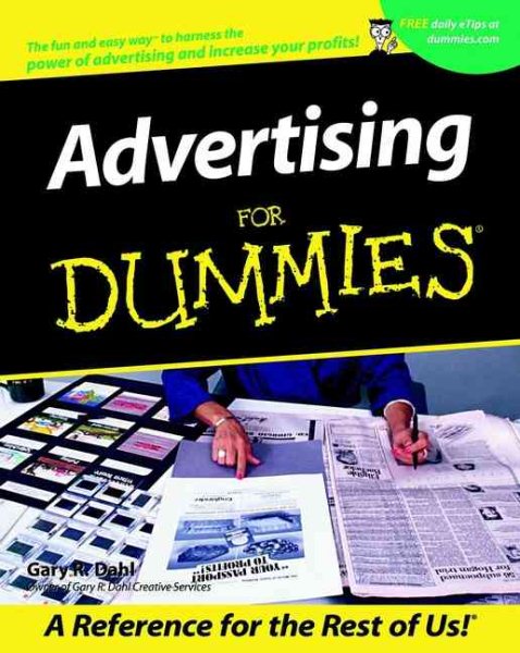 Advertising For Dummies (For Dummies (Computer/Tech)) cover