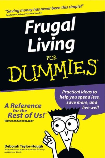 Frugal Living For Dummies cover