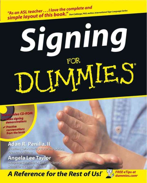 Signing For Dummies cover