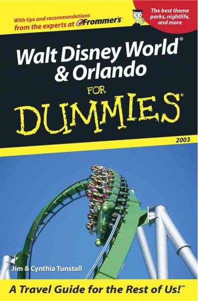 Walt Disney World and Orlando for Dummies 2003 cover