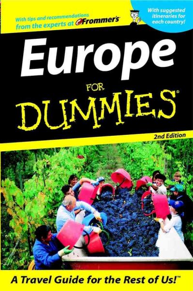 Europe For Dummies (Dummies Travel) cover