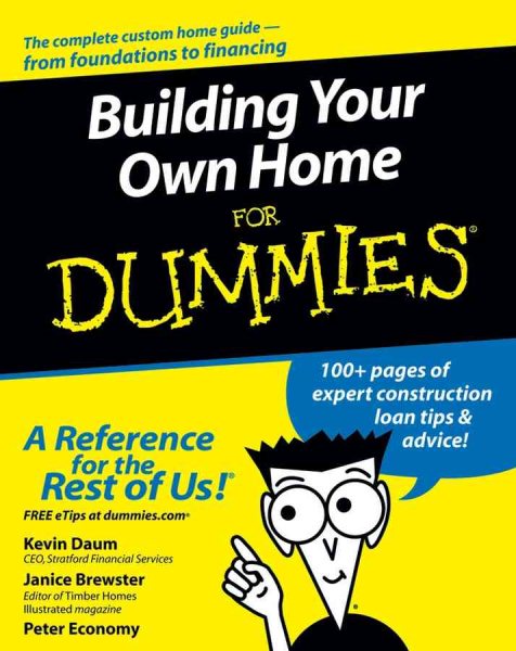 Building Your Own Home For Dummies cover