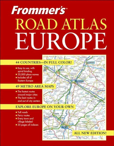 Frommer's Road Atlas Europe cover
