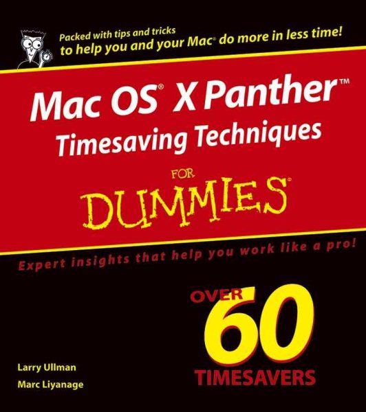 Mac OS X Panther Timesaving Techniques For Dummies cover