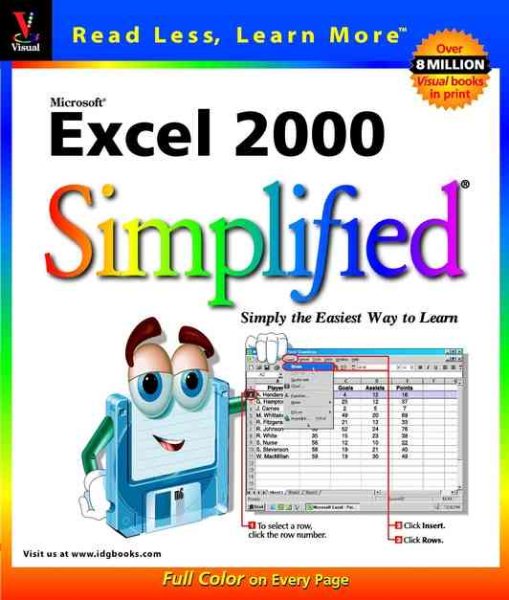 Microsoft Excel 2000 Simplified (Idg's 3-D Visual) cover