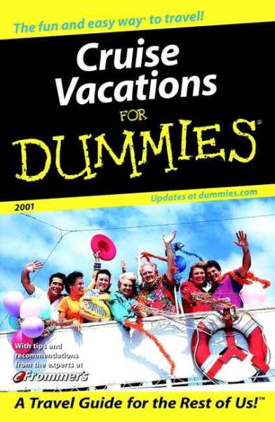 Cruise Vacations For Dummies? 2001 (Dummies Travel) cover