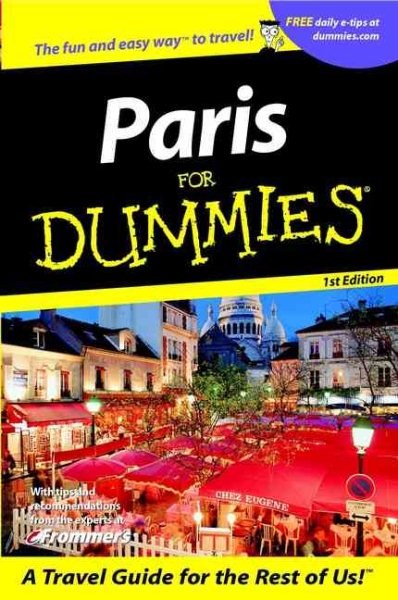 Paris For Dummies (Dummies Travel) cover