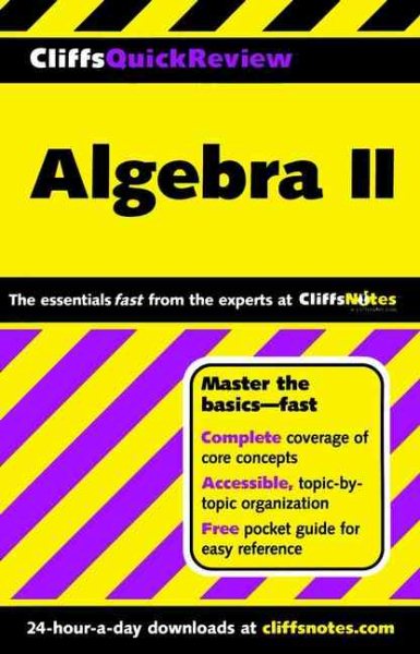 CliffsQuickReview Algebra II cover
