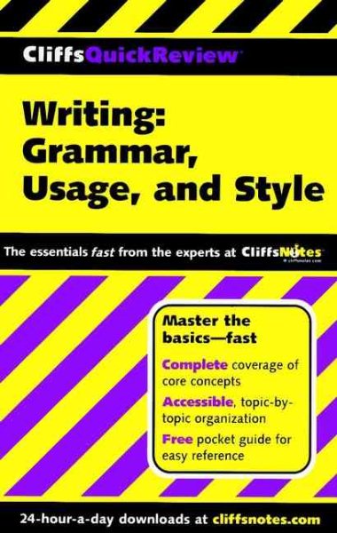 CliffsQuickReview Writing: Grammar, Usage, and Style cover