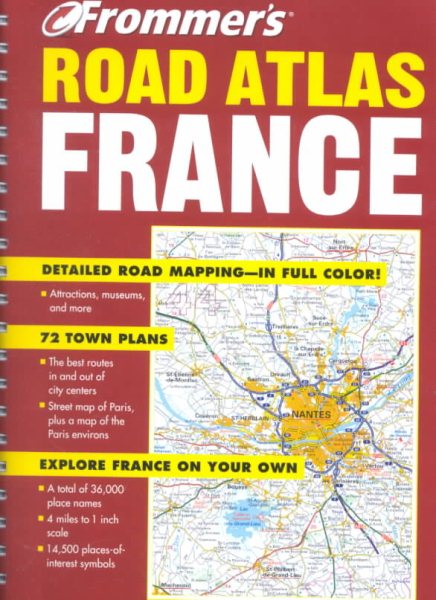 Frommer's Road Atlas France cover