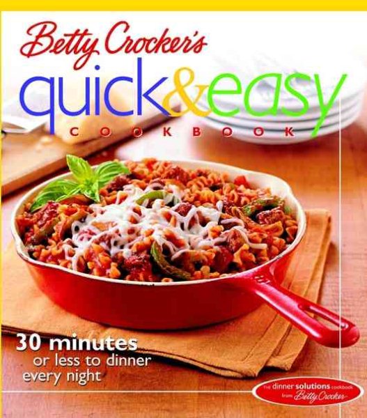 Betty Crocker's Quick and Easy Cookbook cover