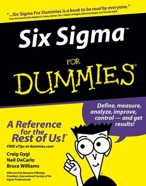 Six Sigma For Dummies cover
