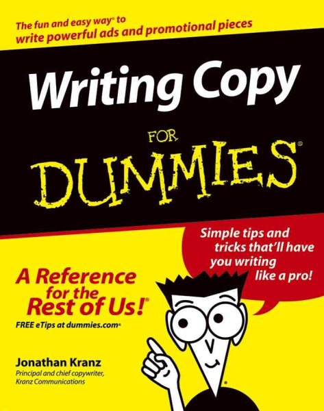 Writing Copy For Dummies cover