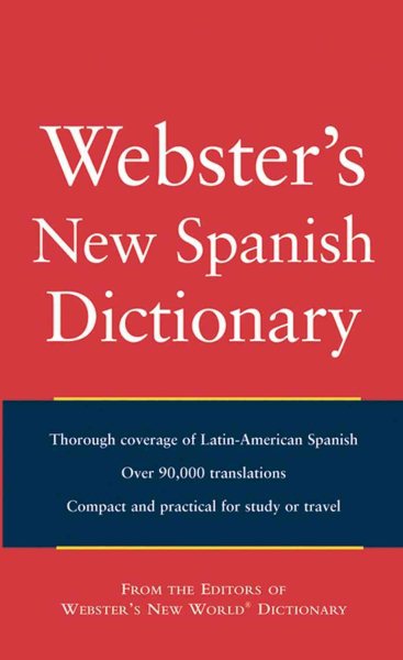 Webster's New World Spanish Dictionary cover