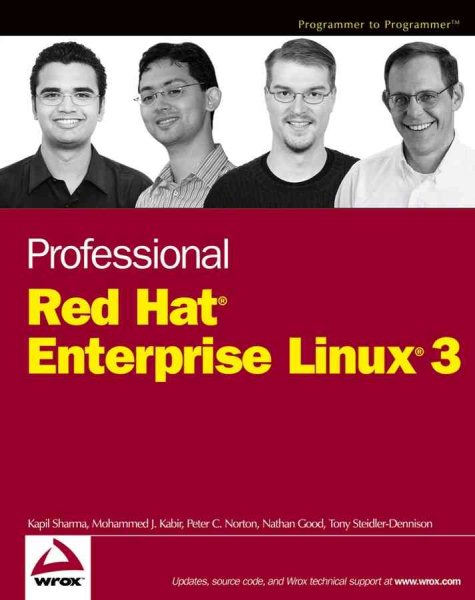 Professional Red Hat Enterprise Linux 3 (Wrox Professional Guides) cover