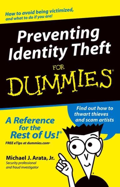 Preventing Identity Theft For Dummies cover