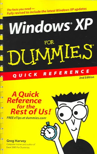 Windows XP for Dummies Quick Reference cover