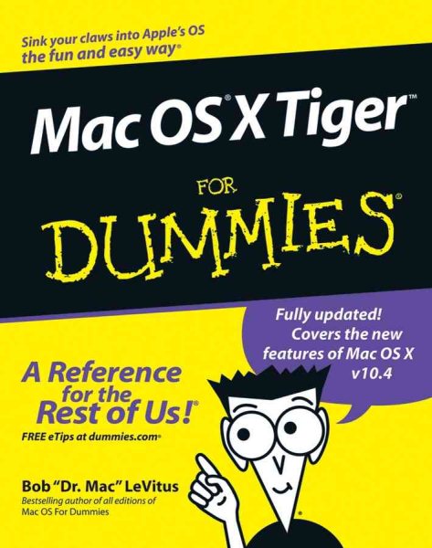 Mac OS X Tiger For Dummies cover