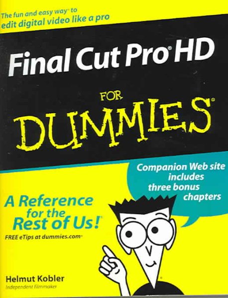 Final Cut Pro HD For Dummies cover