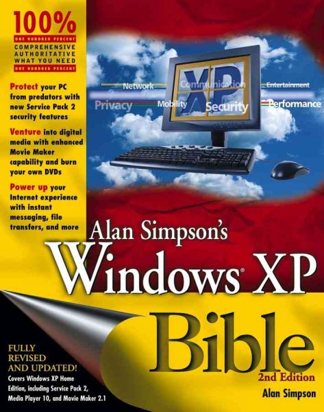 Alan Simpson's Windows XP Bible cover
