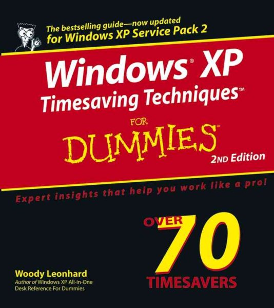 Windows XP Timesaving Techniques For Dummies cover