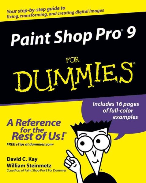 Paint Shop Pro 9 For Dummies cover