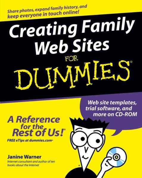 Creating Family Web Sites For Dummies cover