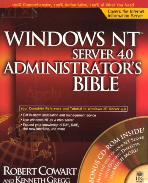 Windows NT Server 4.0 Administrator's Bible cover