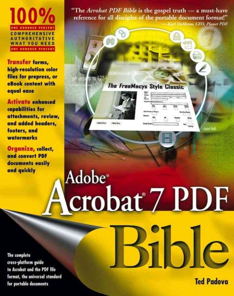 Adobe Acrobat 7 PDF Bible cover