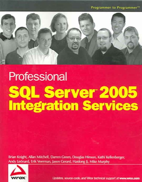 Professional SQL Server 2005 Integration Services cover
