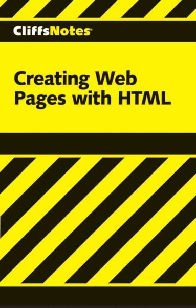 CliffsNotes Creating Web Pages with HTML cover