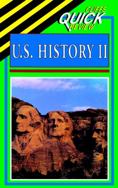 CliffsQuickReview United States History II (Cliffs Quick Review (Paperback)) cover
