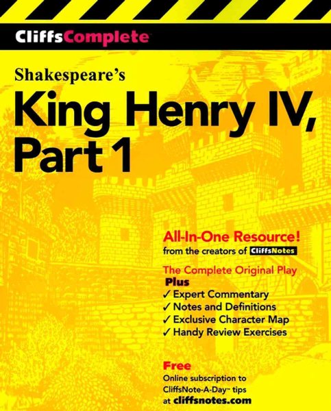 CliffsComplete King Henry IV, Part 1 (Pt.1) cover