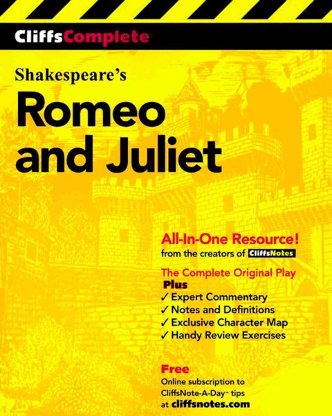 CliffsComplete Romeo and Juliet cover