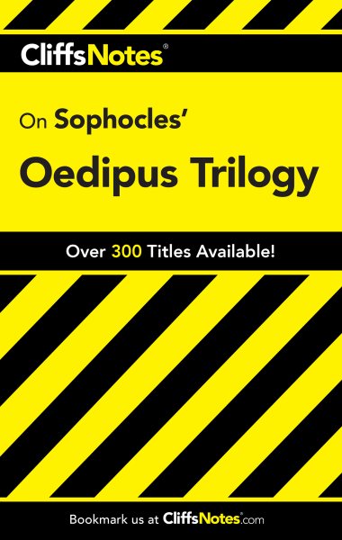 CliffsNotes on Sophocles' Oedipus Trilogy (Cliffsnotes Literature Guides) cover