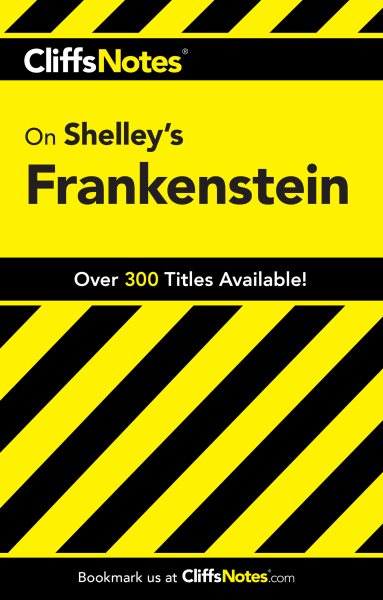 CliffsNotes on Shelley's Frankenstein (Cliffsnotes Literature Guides) cover