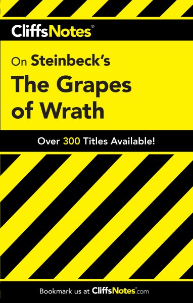 CliffsNotes on Steinbeck's The Grapes of Wrath (Cliffsnotes Literature Guides) cover