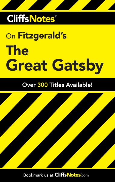 CliffsNotes on Fitzgerald's The Great Gatsby (Cliffsnotes Literature Guides) cover