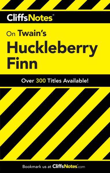 CliffsNotes on Twain's The Adventures of Huckleberry Finn cover