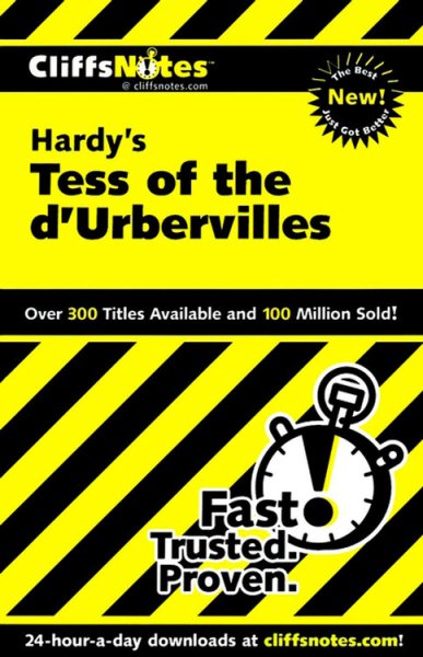 CliffsNotes on Hardy's Tess of the d'Urbervilles (Cliffsnotes Literature Guides) cover