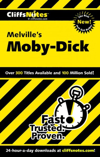 CliffsNotes on Melville's Moby-Dick (Cliffsnotes Literature Guides) cover