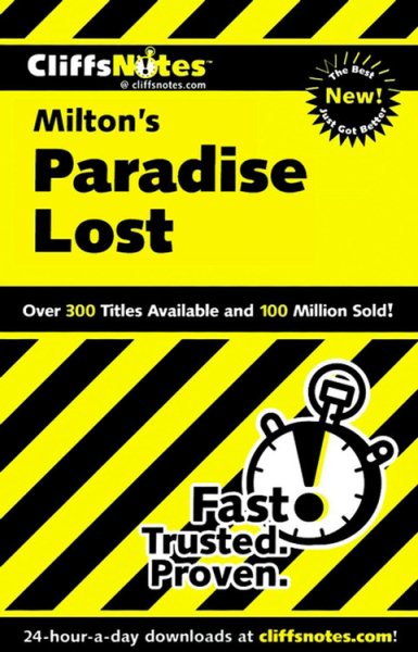 CliffsNotes on Milton's Paradise Lost (Cliffsnotes Literature Guides) cover