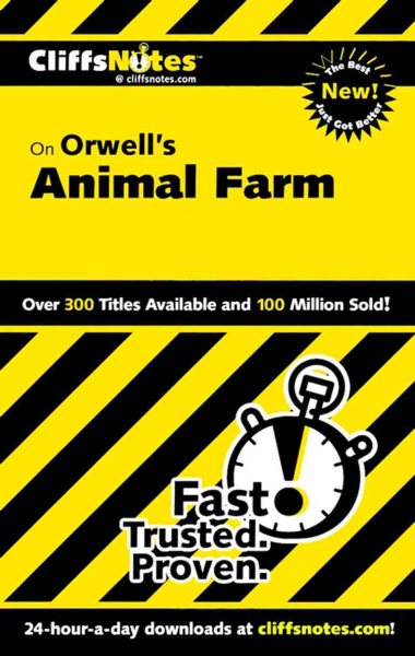 CliffsNotes on Orwell's Animal Farm (Dummies Trade) cover
