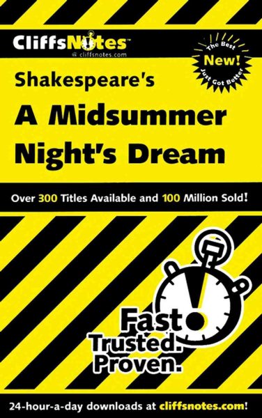 CliffsNotes on Shakespeare’s A Midsummer Night’s Dream (Dummies Trade) cover