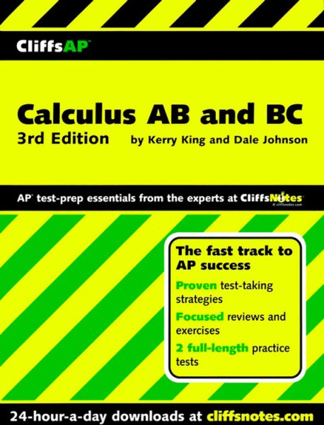CliffsAP Calculus AB and BC, 3rd Edition cover