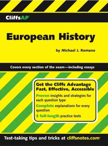 CliffsAP European History cover