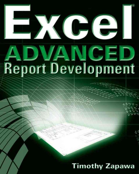 Excel Advanced Report Development cover